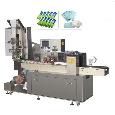 China High Speed ​​Automatic Single Sachet Baby Products Stainless Steel Wet Tissue Machine Maker for sale