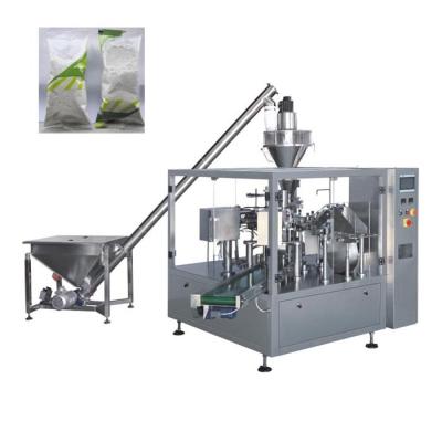 China Automatic Food Powder Packing Production Line / Stand Up Pouch Powder Filling Packing Machine for sale