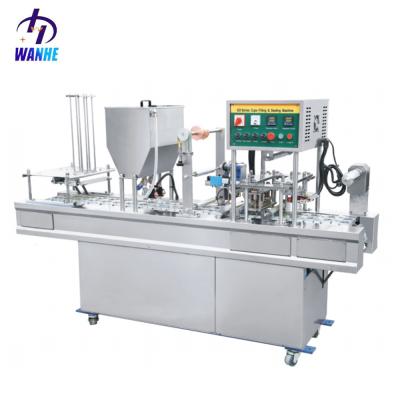 China CD-20A Beverage Best Price Automatic Juice Beverage Cup Filing and Sealing Machine Cup Plastic Sealing Machine for sale