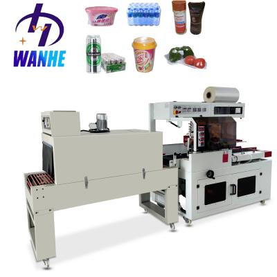 China Automatic Side Food Sealer Heat Film Shrink Tunnel DVD Wrapping Book Bottle Heat Shrink Wrapping Machine for sale