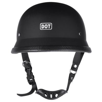 China ABS DOT Cool Motorcycle Accessories Half Helmet German Style Open Face Helmet Scooter for sale