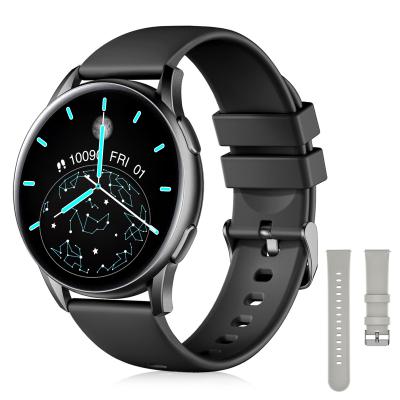 China Sport Fashion Full Touch Screen Round Shape Top Rated Fitness Tracker Smart Watch With Water Reminder for sale