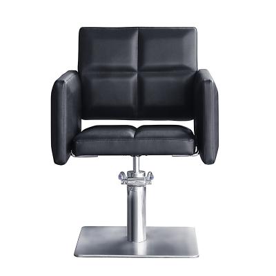 China Latest Fashion Classic Wood, Metal, PVC Leather, Foam Salon Material Wholesale Hair Styling Chair for sale