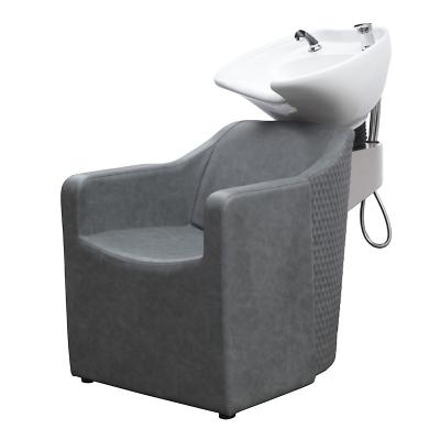 China Good Quality Classic Fashionable Style Adjustable Shampoo Chair Shower And Styling Chair for sale