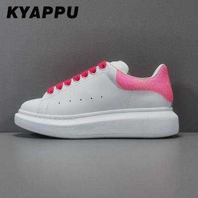 China 2021 Newest Style Latest Style Real Alexanders Breathable Leather Top Sneakers Anti-slippery Sports Casual Shoes For Women for sale