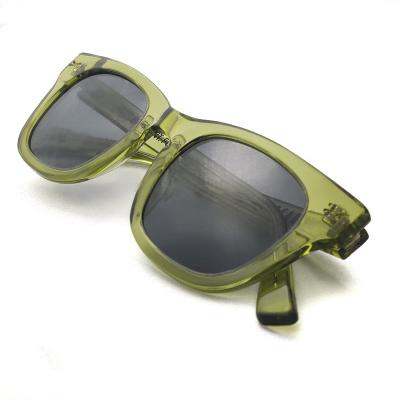 China Shades 2022 Trendy Retro Fashion Sun Glasses Women Frame Oval Green Sunglasses Small Vintage Shades for sale