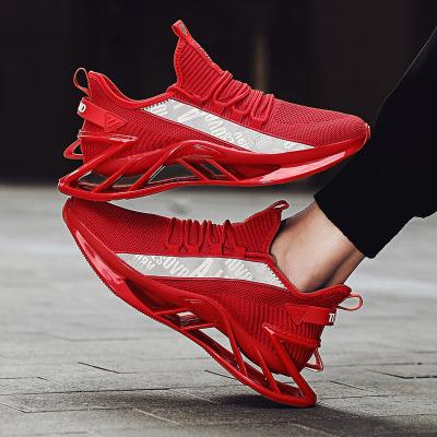 China Fashion Trend OEM Mens Sneakers Male Trainer Sneakers Tenis Sneakers Luxury Fashion Running Red Bottom Blade Shoes For Men for sale