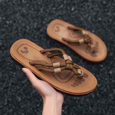 China 2022 fashion trend new factory price women's outer wear summer fashion couple removable flip-flops men's fail slippers for sale