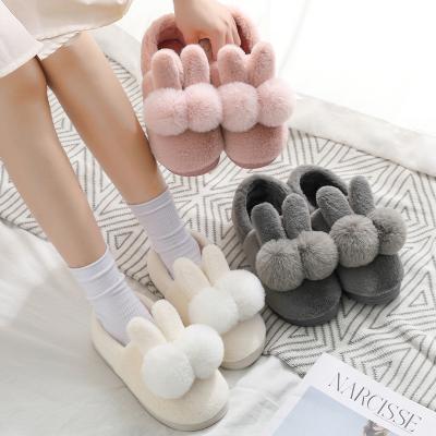 China Beautiful fashion trend factory direct unique soft winter faux fur warm light luxury casual shoes for woman home furry shoes for sale