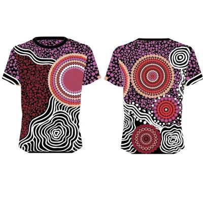 China QUICK DRY Custom Full Blank 3D Printing Polyester Shirts For Dye Sublimation for sale