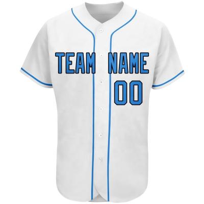 China Wholesale Custom Sublimation Baseball Jersey Digital Printing Antibacterial Uniform for sale