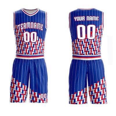 China Full Sublimation Customized Breathable Mesh Breathable Mesh Basketball Uniform Tank Top for sale