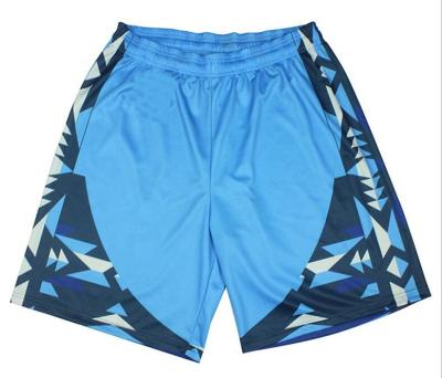 China Anti-wrinkle Custom Design Sublimation Printing 100% Polyester Men Sports Basketball Shorts for sale