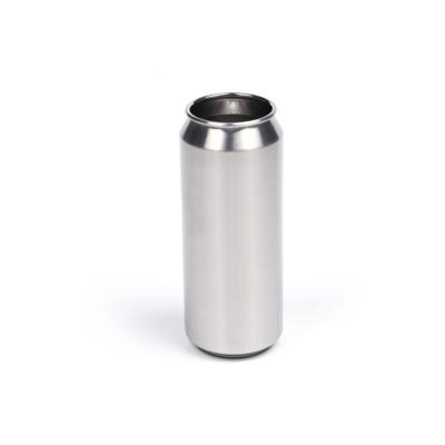 China Sustainable Custom Single Wall Beer 480ml Stainless Steel Tumbler Cup for sale