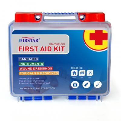 China PP Easy To Open First Aid Kit Box Plastic Box Mini First Aid Box for sale