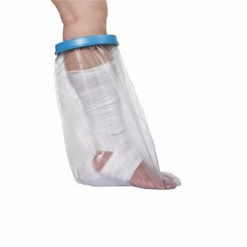 China TPU Medical Waterproof And Reusable Rolled Bath Care Cover For Teenage Leg for sale