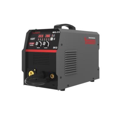 China Latest PORTABLE MIG Welding Machine Igbt Inverter Indutance Adjustment MIG Welders LCD Display for sale