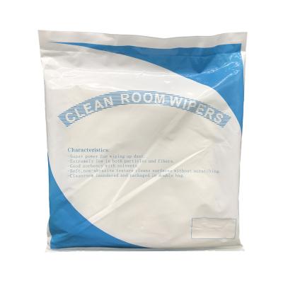 China JD-3008 Polyester Clean Room Wiper Fabric 100% Polyester Under-Microfiber Cleaning Price Best Long Fiber Clean Room Wiper In China for sale