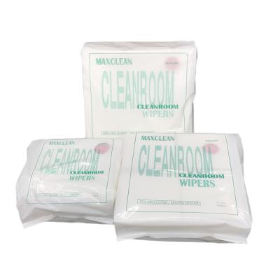 China 55% Cellulose 45% Polyester Best Price In China 0609 Clean Room Nonwoven Wipers Size 100-1000 For Multi Purposes Of Use for sale