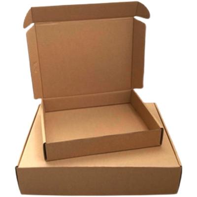 China Recycled Materials Custom Corrugated Cardboard Kraft Paper Cosmetic Corrugated Paper Box Clothing Underwear Packaging Shipping Boxes for sale