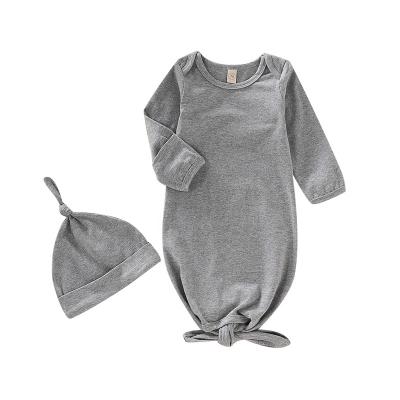 China Gray Infant Newborn Unisex Girls Baby Boys Cloth Sleeping Bag Sleep Bag Anti-pilling Portable Anti-pilling Blanket for sale