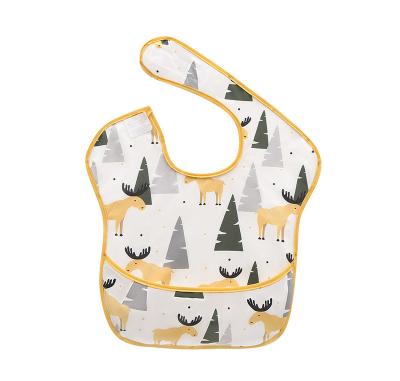 China Classics 2021 Wholesale Waterproof Baby Bib Adjustable Bandana Pocket Baby Bibs for sale