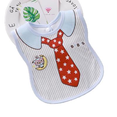 China Latex Tie Free Pattern High Quality Sublimation Baby Bibs 100% Stain-Resistant Cotton For Custom for sale