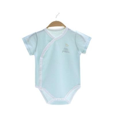 China Crawling Wearable Suit Baby Jacquard Air Conditioning Envelope Fart Sleeve Shorts Summer Newborn Baby Clothes for sale