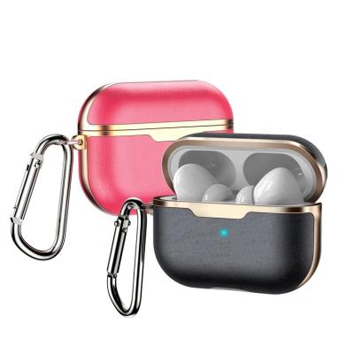 China 360 full protection for your earphone Luxury Leather Hard Eva Cover Case Earphone Factory Hot Sale PU Protective Case for sale