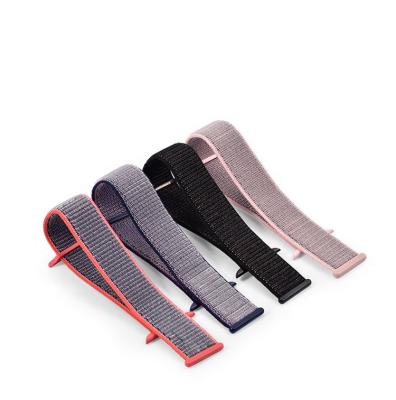 China Fabric Strap For Series 6/5/4/3/2/1, 38mm 40mm 42mm 44mm Fashion Sport Watch Band iWatch Nylon Braided Strap For Apple Watch for sale