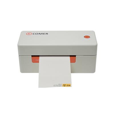 China White and Orange Household Thermal Shipping Label and Small Thermal Label Printer Thermal Mini Desktop Printer for sale