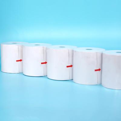 China 100% Wood Pulp Thermal Sensitive Paper 80mm Thermal Barcode Paper Adhesive Receipt Paper for sale