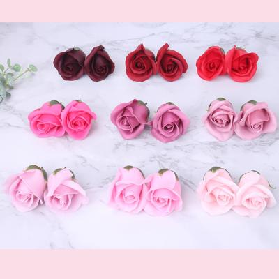 China Wholesale &Home Decoration Perfume Plant Durable Artificial Wedding Flower, 5 Layers Soap Flower for sale