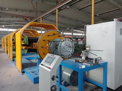 China Cantilever Double Twist Stranding Machine For PE PVC Coated Core Wires for sale