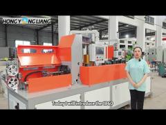 Automatic coiling, strapping and wrapping machine Intro