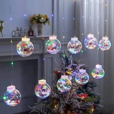 China Durable Customized 8cm Christmas Light Ball Battery Controlled Decoration for sale