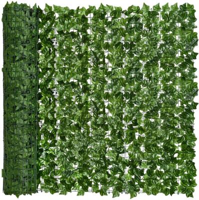 China Durable artificial Ivy Privacy Fence. 98.4x69in Can Be Customized Artificial Fence And Faux Ivy Vine Leaf Hedges Decoration for sale