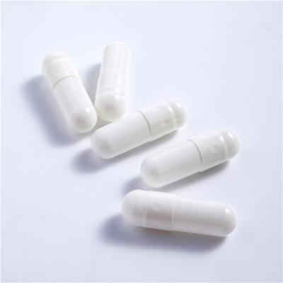 China Powder Packaging Edible Enteric Herbal Capsules / 0 1 2 3 Size Pill Cylindrical White Empty Shell For Thai for sale