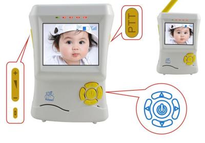 China Home Surveillance Wireless Digital Baby Monitor IR Video Intercom Talk , 300m Distance for sale