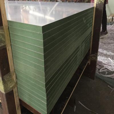 China Moisture Proof White Melamine Laminated MDF Board for sale