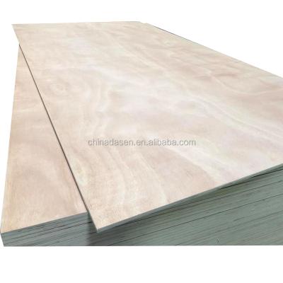 China Contemporary Commercial Solid Wood Veneer Plywood Bintangor Okoume Wood Panel For Furniture E1 E0 Class Eco-friendly Plywood for sale