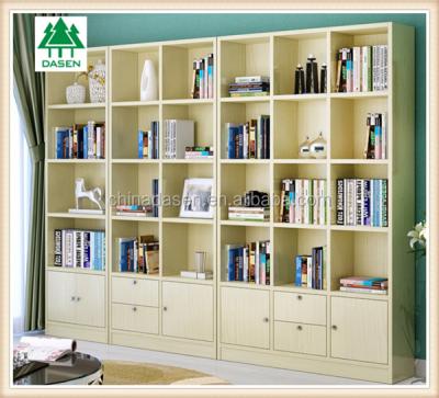 China Foldable Decorative Multi-Use Designed Wooden Bookcase Shelf for sale