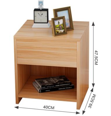 China (Size) Multifunctional Adjustable Nightstand Melamine Nightstand Storage Customized Nightstand For Bedroom for sale