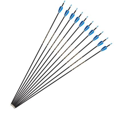 China Spot Shooting Direct Sales 6mm 15-30 Pounds Archery Equipment Recurve Mixed Bow Carbon Arrow for sale