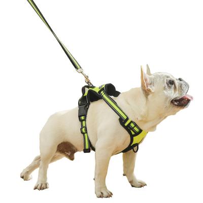 China Product Innovation Padded Reflective Padded Comfortable Easy Walk Dog Harness Mesh Wholesale Pet Accessories for sale