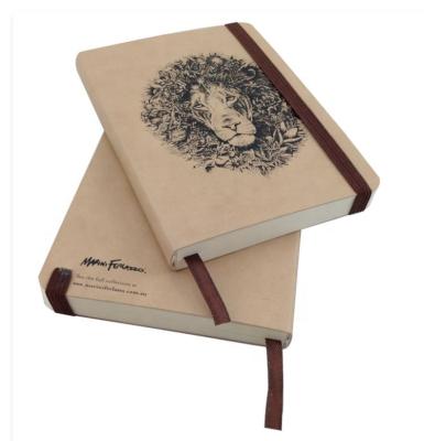 China Promotion Product Hot Selling Soft Cover PU Animal Printing Leather Notebook for sale