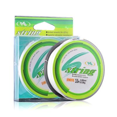 China Horse 4 8 Braided Fishing Tackle White Braided Sink Line Fishing Lines 100m Super Tension Black HoleFishing Lines for sale