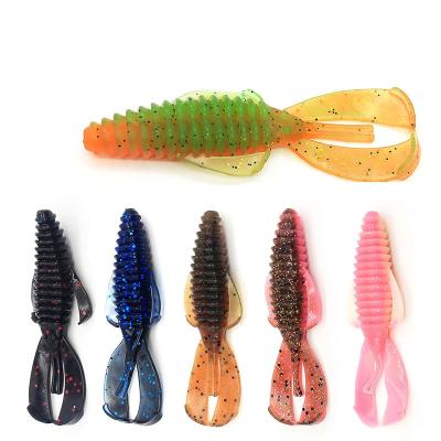 China Fishing Bionic Bionic False InsectOther Fishing Products Soft Prawn Luya Bait Simulation Fishing Supplies 8cm/4.5g for sale