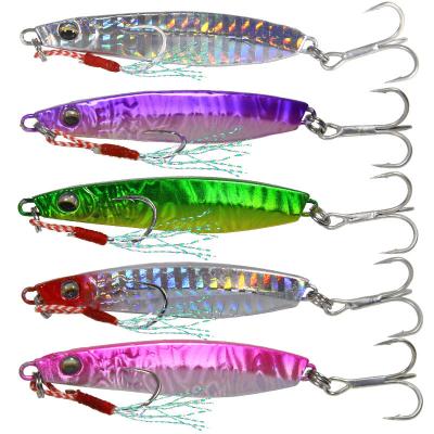 China Spanish mackerel hard bait fishing, slow leaf shaking, flat iron, lures vibrant pink longFishing for sale