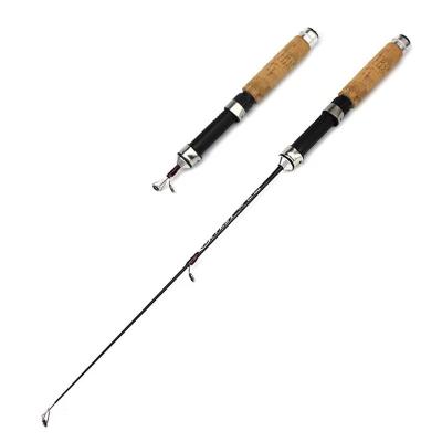 China Carbon Fishing Portable Waders Rod Combo Holder Set Rod Kit, Rotary Cast 3 Sections, 60cmFish Winter Ice Fishing Tackle Direct Selling for sale